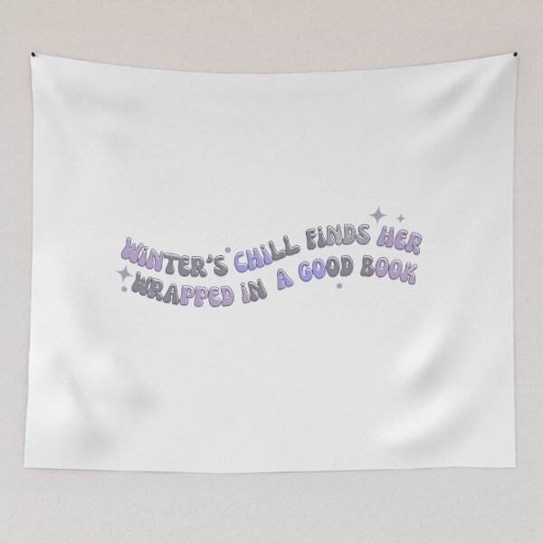 Item preview, Aesthetic retro winter books reading quote designed and sold by AestHenni17.