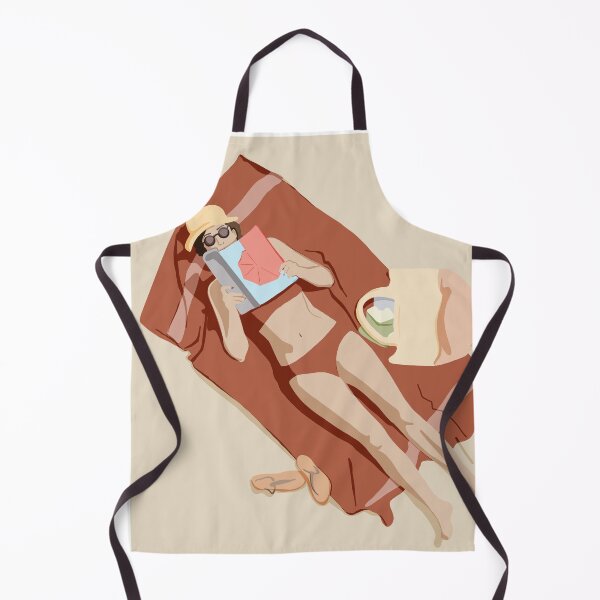 Item preview, Lady reading on the beach designed and sold by Alivano.