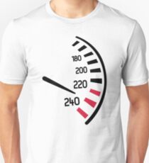 Racing speedometer Unisex T-Shirt