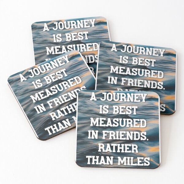 Item preview, A journey is best measured in friends, rather than miles, World Tourism Day, Trav designed and sold by Absent-Visual.