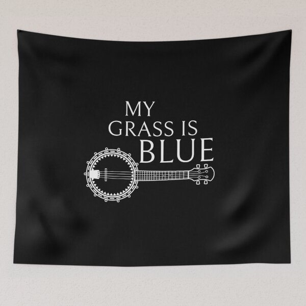 Item preview, Bluegrass Banjo Lover My Grass is Blue Musician  designed and sold by The Junto Shop.
