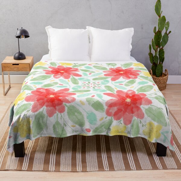 Item preview, Red floral garden designed and sold by printmesomecolo.