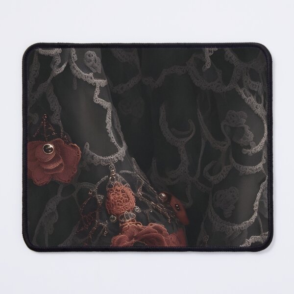 Item preview, Sophisticated Gothic Halloween Pattern: Intricate Lacework and Ornate Skulls designed and sold by mrabdennour.