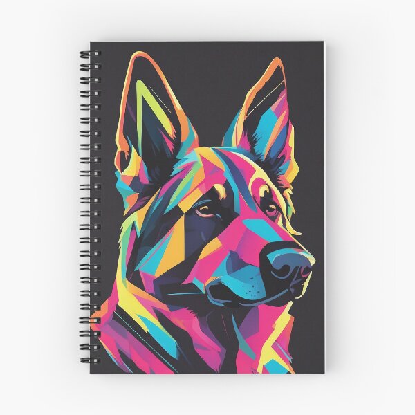 Item preview, Geometrically stylized German Shepherd  designed and sold by Purrfectly  Furr.