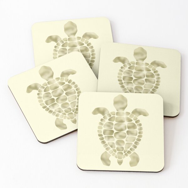 Item preview, golden turtle mosaic pattern designed and sold by octo-PS.