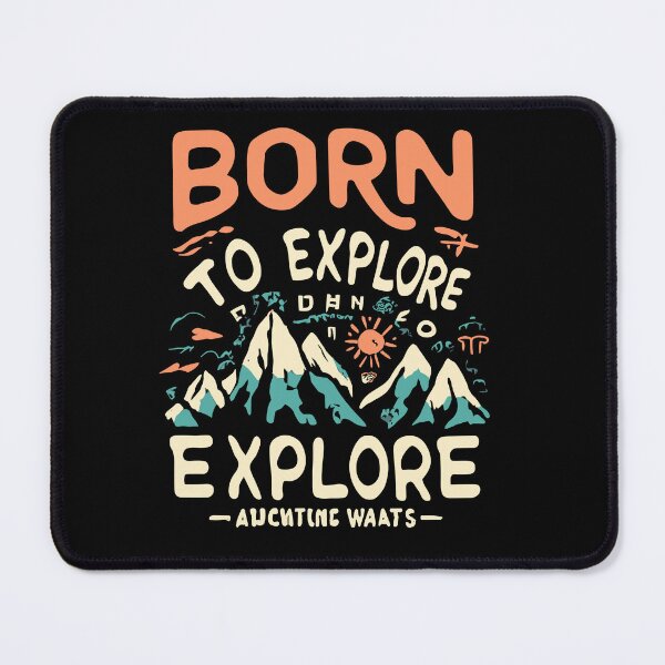Item preview, Born to explore, Explore the world, Born to be wild designed and sold by ZingZone.
