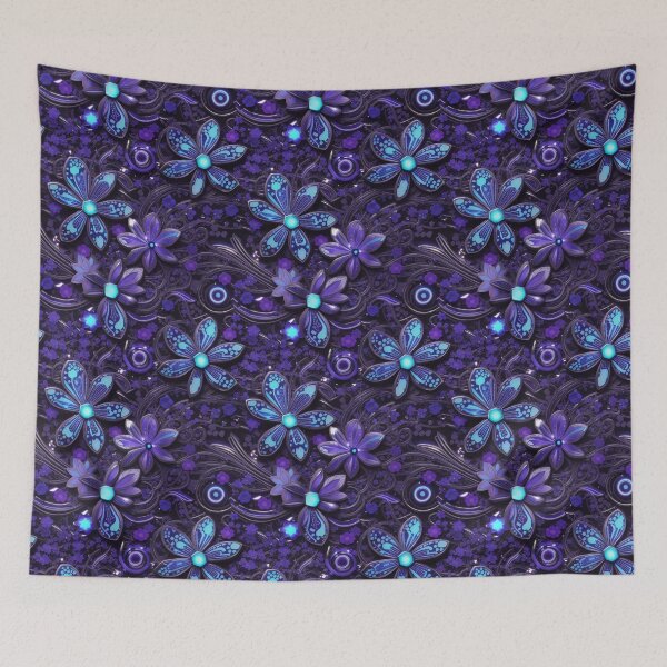 Item preview, Futuristic Sci-Fi Floral Fusion #1 designed and sold by Electric-Easel.