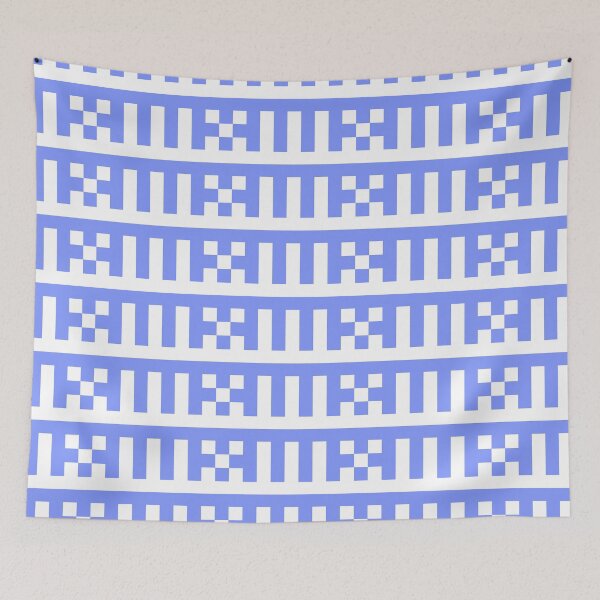 Item preview, Blue And White Abstract Pattern designed and sold by Designfs.
