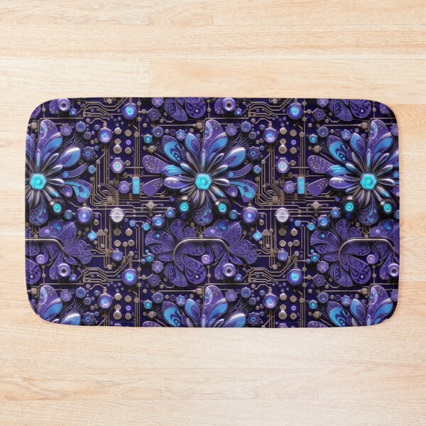 Item preview, Futuristic Sci-Fi Floral Fusion #2 designed and sold by Electric-Easel.