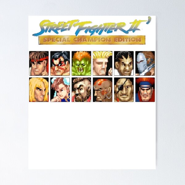 Fan-Mockup]- of a hypothetical Street Fighter character select