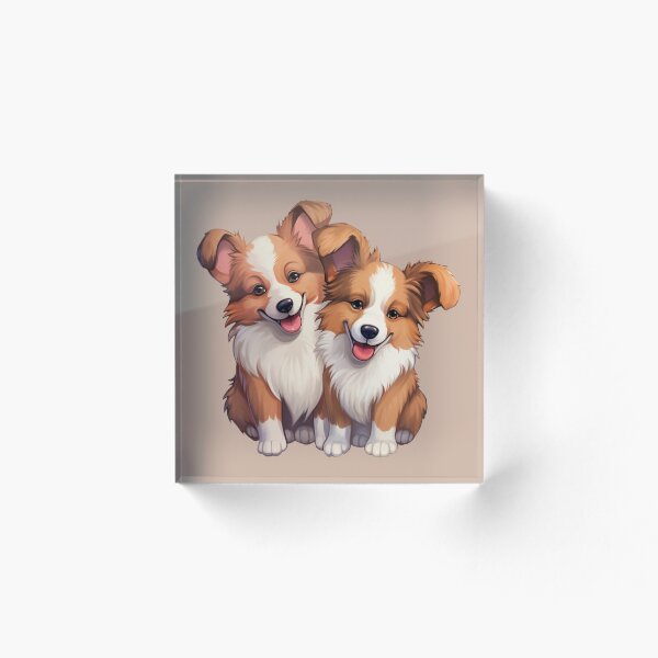 Item preview, Amigos Cachorros: Dúo Sheltie designed and sold by Christfield.