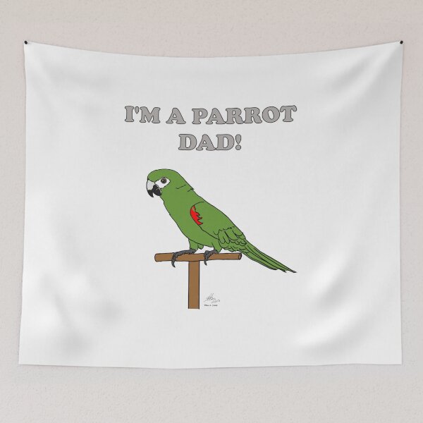 Item preview, I'm a Parrot Dad! - Hahn's Macaw designed and sold by Laughing Parrot Studio.