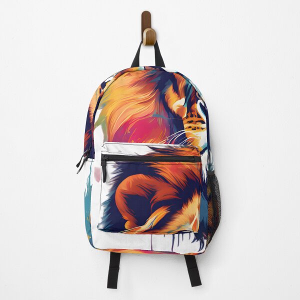 Item preview, Vibrant Colors Lion  designed and sold by ArtsyWishesShop.