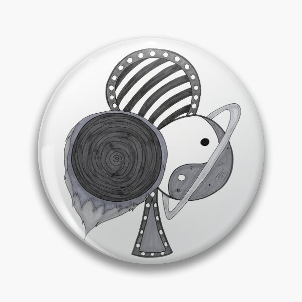 Item preview, Clubs Playing Cards Suit Yinyang Pattern Design designed and sold by Harold-Inks.