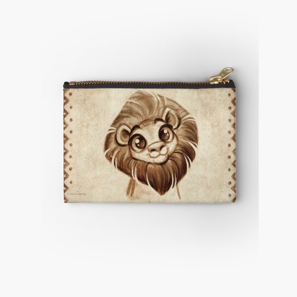 Item preview, Doodles Series - Lion Pouch  designed and sold by David Kawena.