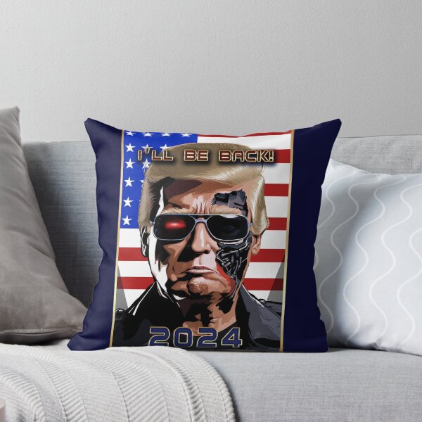 Item preview, Ill Be Back! Trump 2024 designed and sold by E3DArt.
