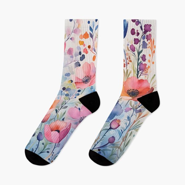 Item preview, Pattern: Water Color Floral Pattern designed and sold by Digi-Artsy.