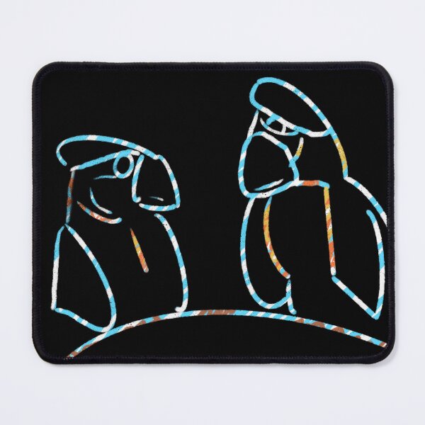 Item preview, Parrots Rainbow Outline - Art designed and sold by jolabrese.
