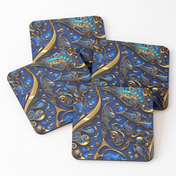 Item preview, Electroluminescent Sci-Fi Paisley #1 designed and sold by Electric-Easel.