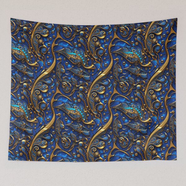 Item preview, Electroluminescent Sci-Fi Paisley #1 designed and sold by Electric-Easel.