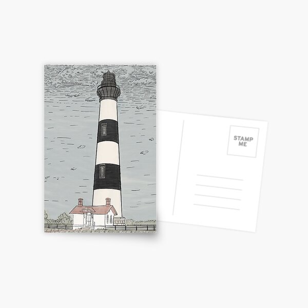 Artikelvorschau, Bodie Island Leuchtturm entworfen und verkauft von AP Designs.