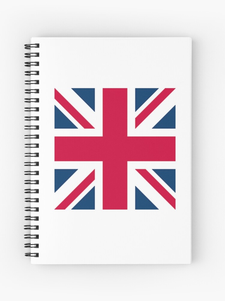 Cahier A Spirale Union Jack Drapeau Du Royaume Uni Royaume Uni Drapeau Britannique Grand Carre Par Tomsredbubble Redbubble