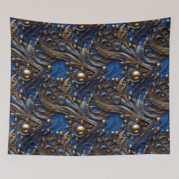 Item preview, Electroluminescent Sci-Fi Paisley #2 designed and sold by Electric-Easel.