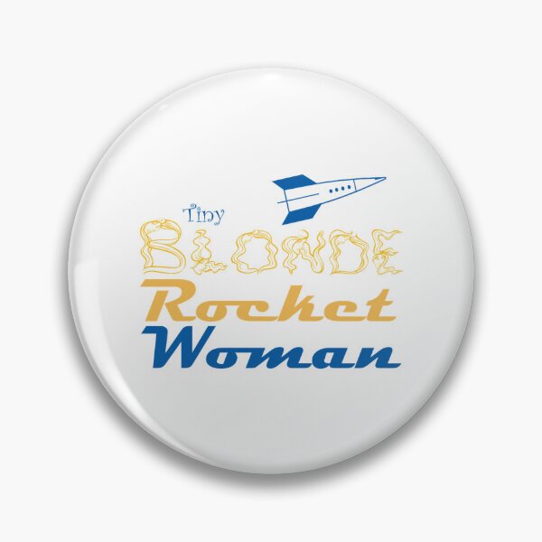 Item preview, Tiny Blonde Rocketwoman designed and sold by BettinaHendrix.