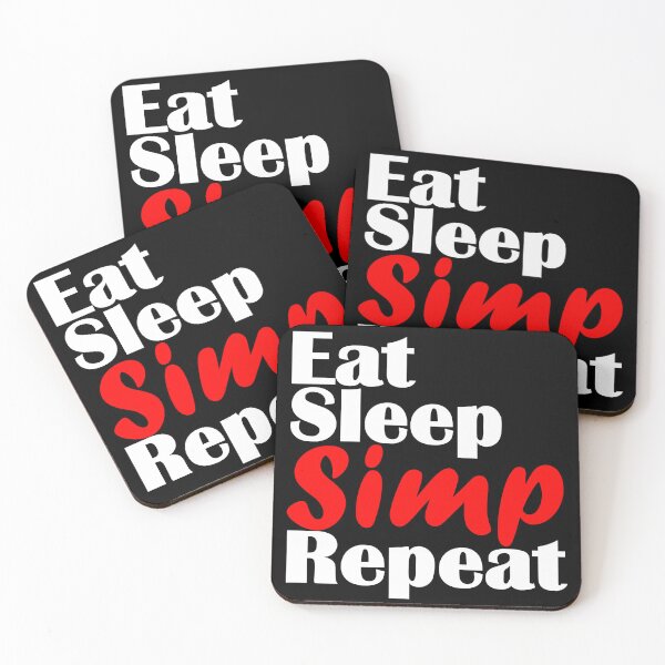 Item preview, Certified Simp Eat Sleep Simp Repeat designed and sold by Sonatablue.