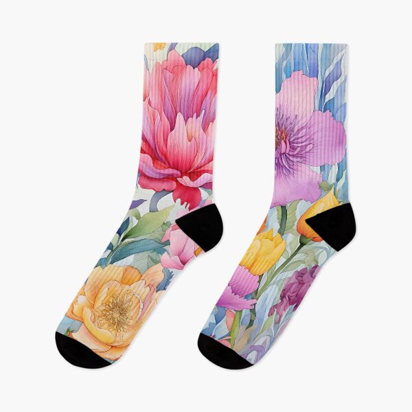Item preview, Pattern: Water Color Floral Pattern designed and sold by Digi-Artsy.