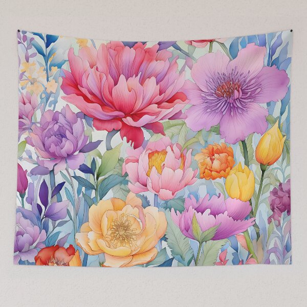 Artikelvorschau, Pattern: Water Color Floral Pattern entworfen und verkauft von Digi-Artsy.