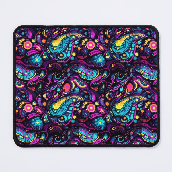 Item preview, Cyberpunk Neon Paisley Dreams #1 designed and sold by Electric-Easel.