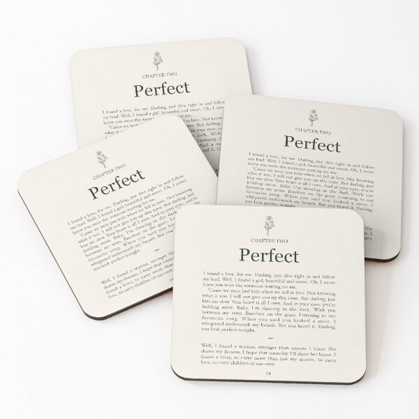 Item preview, Perfect Ed Sheeran Chapter Book Lyrics designed and sold by AP Designs.