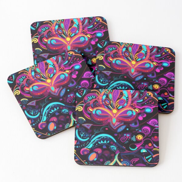 Item preview, Cyberpunk Neon Paisley Dreams #2 designed and sold by Electric-Easel.