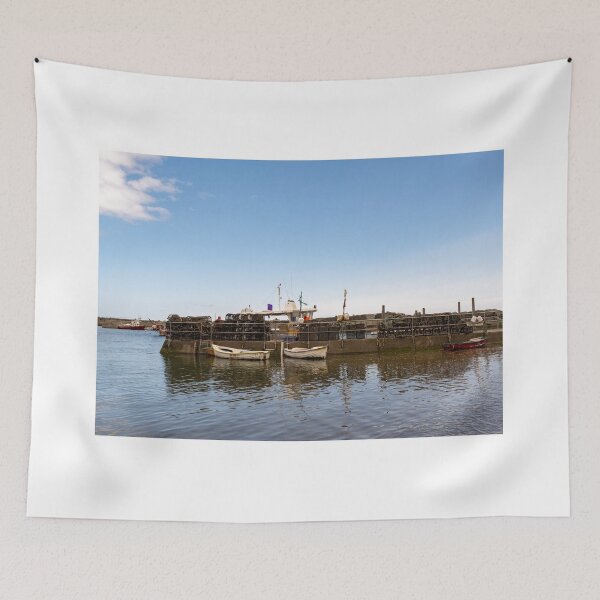Item preview, Fishing boats in the harbour designed and sold by yackers1.