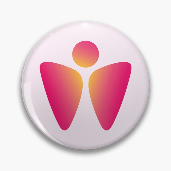 Item preview, Rejuvenation Refreshing Flying Pink Butterfly with an Abstract Human Figure as Negative Space designed and sold by Wiggly Lines.