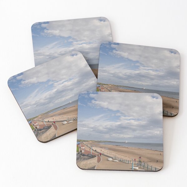 Item preview, Bright and Breezy Whitley Bay beach. designed and sold by Violaman.