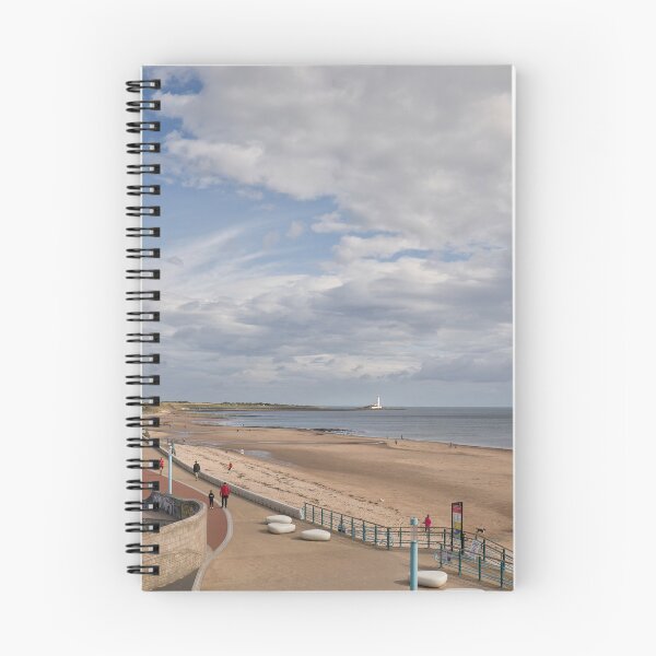 Item preview, Bright and Breezy Whitley Bay beach. designed and sold by Violaman.