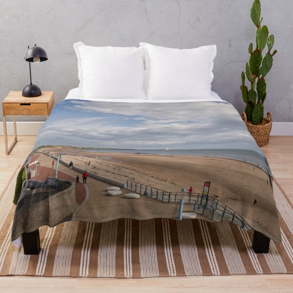 Item preview, Bright and Breezy Whitley Bay beach. designed and sold by Violaman.