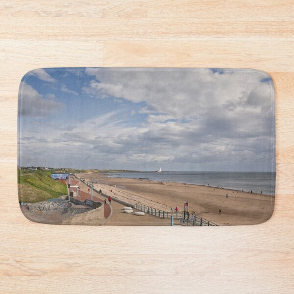 Item preview, Bright and Breezy Whitley Bay beach. designed and sold by Violaman.