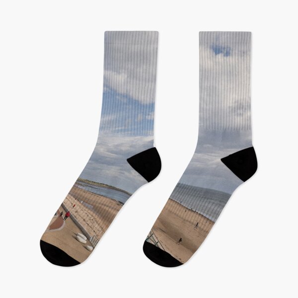 Item preview, Bright and Breezy Whitley Bay beach. designed and sold by Violaman.