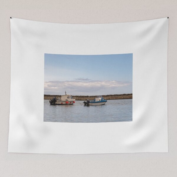 Item preview, Fishing boats in the harbour designed and sold by yackers1.