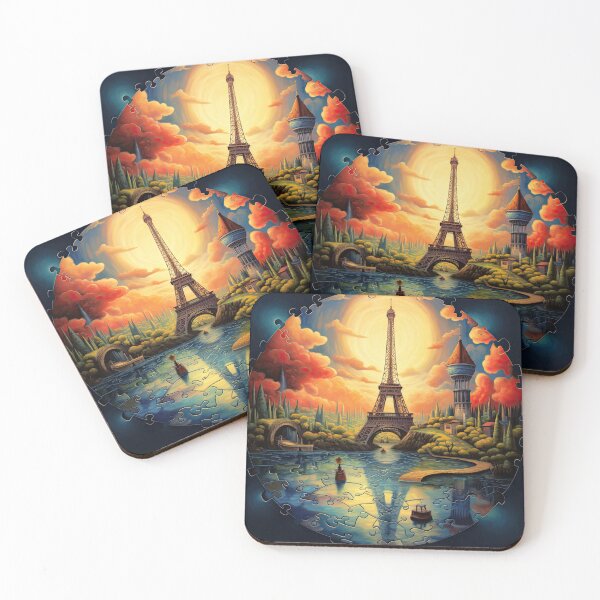 Item preview, Geometric Whispers of the Eiffel Tower designed and sold by SudokuSavvy.