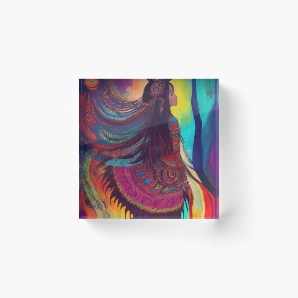 Item preview, Enchanting Ayahuasca Dream: Abstract Native Art | Native Americans - America designed and sold by Badowolf.