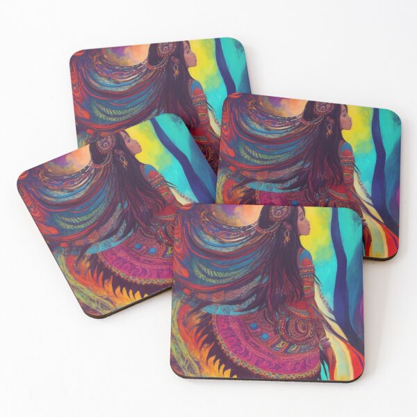 Item preview, Enchanting Ayahuasca Dream: Abstract Native Art | Native Americans - America designed and sold by Badowolf.