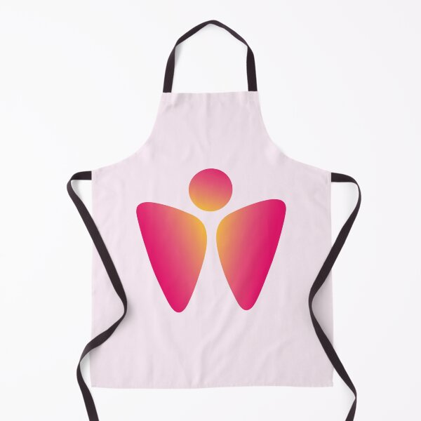 Item preview, Rejuvenation Refreshing Flying Pink Butterfly with an Abstract Human Figure as Negative Space designed and sold by Wiggly Lines.
