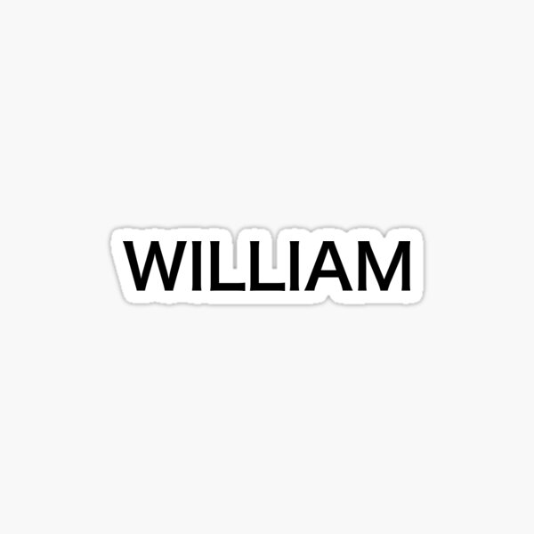 Item preview, William name tag designed and sold by Sunwang.