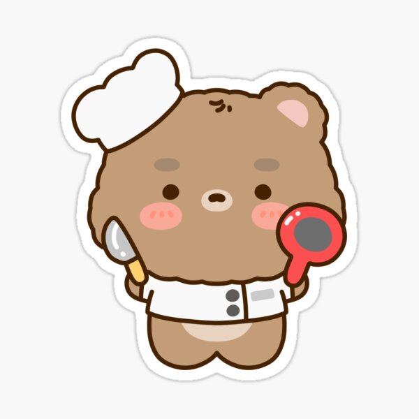 Item preview, Cute Bear Chef designed and sold by satchisatchi.