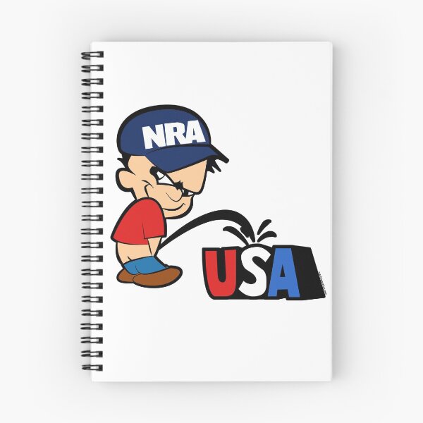 Aperçu de l'œuvre La NRA pisse sur l'Amérique créée et vendue par Border Bandit Studio.