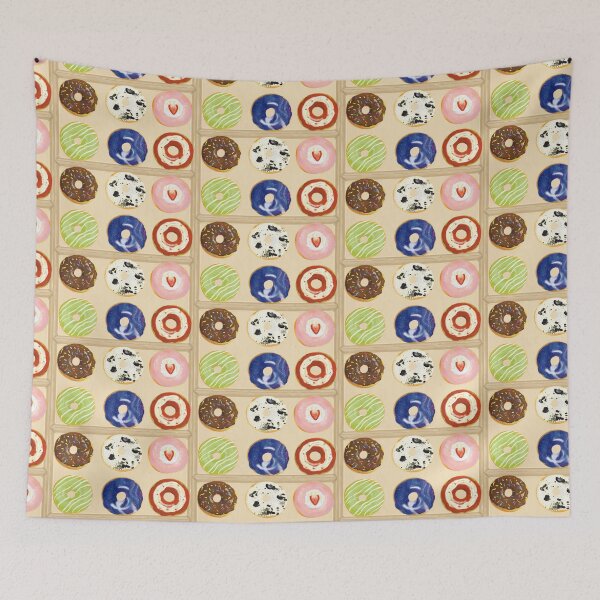 Item preview, Donut box drawing designed and sold by cookwithabrush.